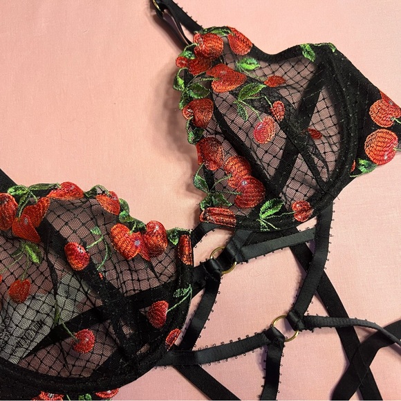 CLEARANCE $99 Victoria’s Secret Very Sexy Embroidery Teddy Large - Picture 5 of 5